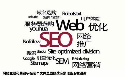 网站主题和关键字在哪个文件里面修改麻烦谁告诉我谢谢