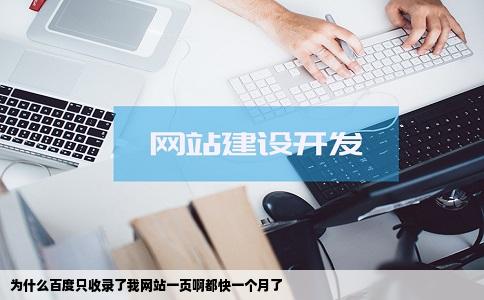 为什么百度只收录了我网站一页啊都快一个月了
