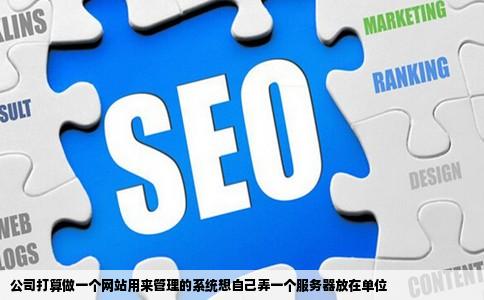 公司打算做一个网站用来管理的系统想自己弄一个服务器放在单位