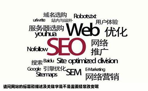 请问网站的标题和描述及关键字是不是需要经常改变呢