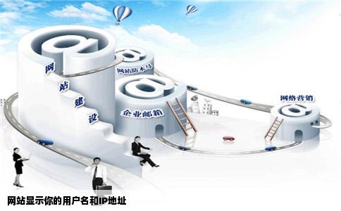 网站显示你的用户名和IP地址