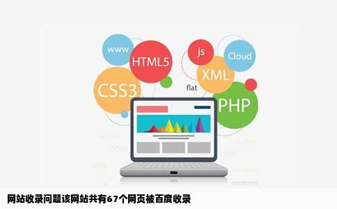 网站收录问题该网站共有67个网页被百度收录