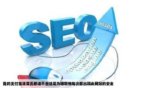 我的支付宝连首页都进不去这是为啥啊他每次都出现此网站的安全