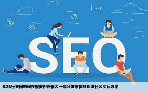 B2B行业网站现在很多但是很大一部分发布信息都没什么实际效果