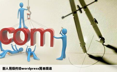 新人用插件给wordpress简单提速