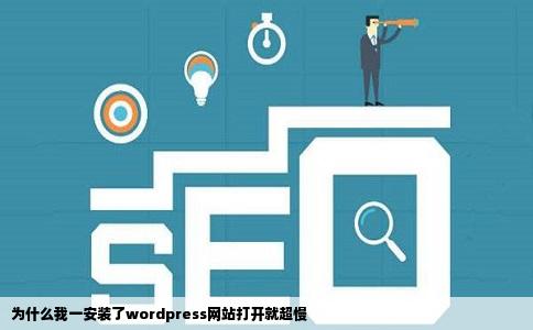 为什么我一安装了wordpress网站打开就超慢