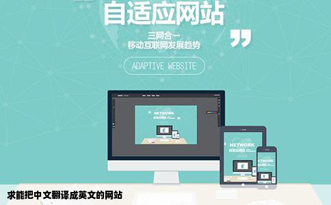 求能把中文翻译成英文的网站
