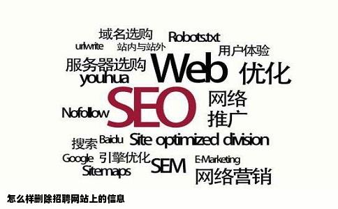 怎么样删除招聘网站上的信息