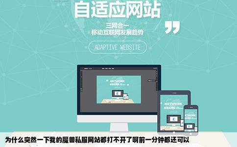 为什么突然一下我的魔兽私服网站都打不开了啊前一分钟都还可以