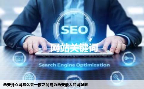 西安开心网怎么会一夜之间成为西安最大的网站呢