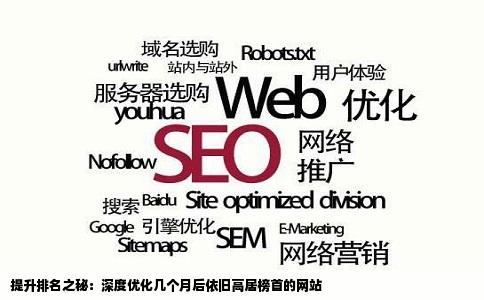 提升排名之秘：深度优化几个月后依旧高居榜首的网站
