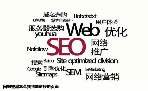 网站被黑怎么找到加链接的页面