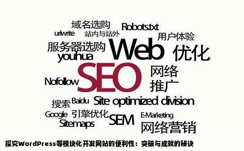 探究WordPress等模块化开发网站的便利性：突破与成就的秘诀