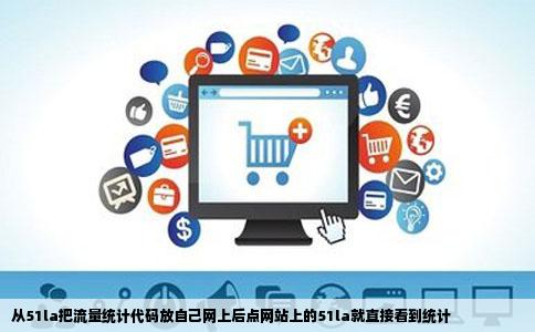 从51la把流量统计代码放自己网上后点网站上的51la就直接看到统计