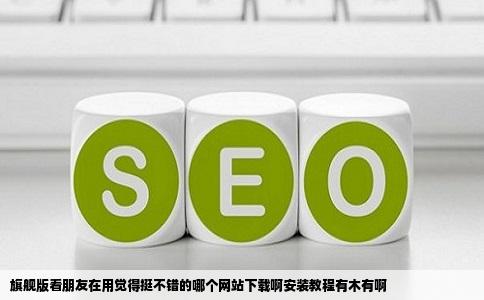 旗舰版看朋友在用觉得挺不错的哪个网站下载啊安装教程有木有啊