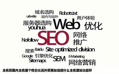 主机和国内主机哪个性价比高外贸网站选择什么主机建站比较好