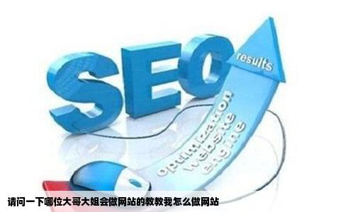 请问一下哪位大哥大姐会做网站的教教我怎么做网站