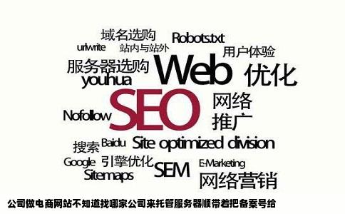 公司做电商网站不知道找哪家公司来托管服务器顺带着把备案号给