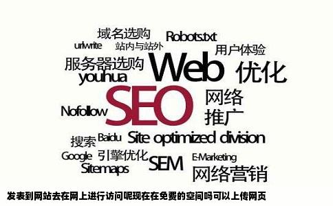 发表到网站去在网上进行访问呢现在在免费的空间吗可以上传网页