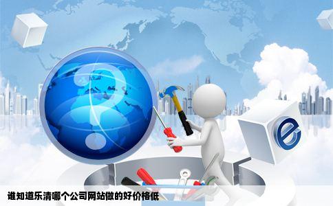 谁知道乐清哪个公司网站做的好价格低