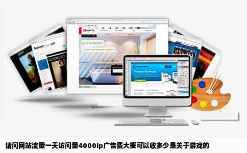 请问网站流量一天访问量4000ip广告费大概可以收多少是关于游戏的