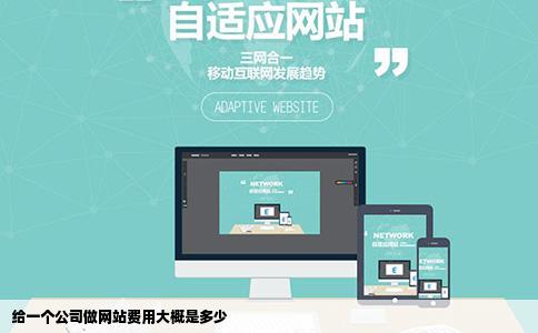 给一个公司做网站费用大概是多少