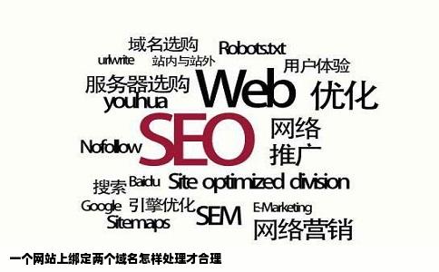 一个网站上绑定两个域名怎样处理才合理