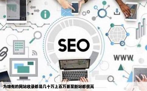 为啥有的网站收录都是几十万上百万甚至新站都很高
