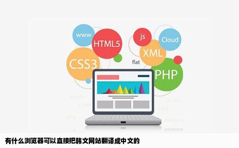 有什么浏览器可以直接把韩文网站翻译成中文的