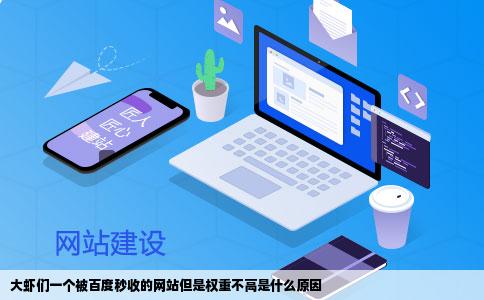 大虾们一个被百度秒收的网站但是权重不高是什么原因