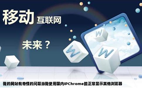 我的网站有奇怪的问题当我使用国内IPChrome能正常显示其他浏览器
