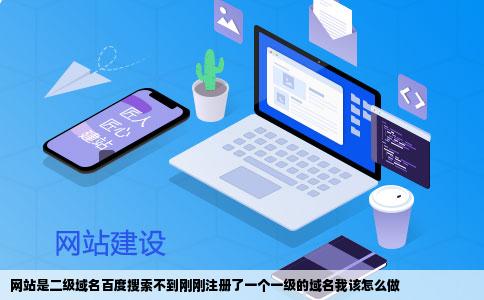 网站是二级域名百度搜索不到刚刚注册了一个一级的域名我该怎么做