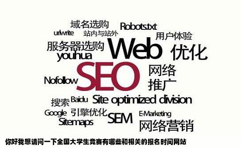 你好我想请问一下全国大学生竞赛有哪些和相关的报名时间网站