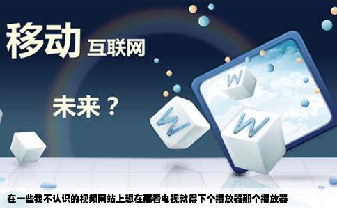 在一些我不认识的视频网站上想在那看电视就得下个播放器那个播放器