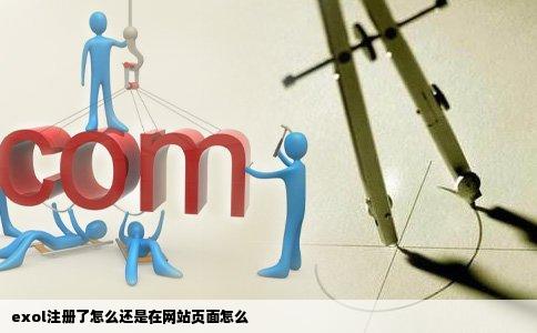 exol注册了怎么还是在网站页面怎么