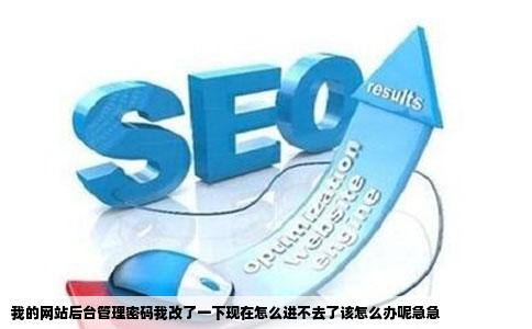 我的网站后台管理密码我改了一下现在怎么进不去了该怎么办呢急急