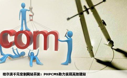 哈尔滨千元定制网站开发：PHPCMS助力实现高效建站