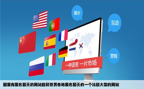 那里有匿名聊天的网站能和世界各地匿名聊天的一个比较大型的网站