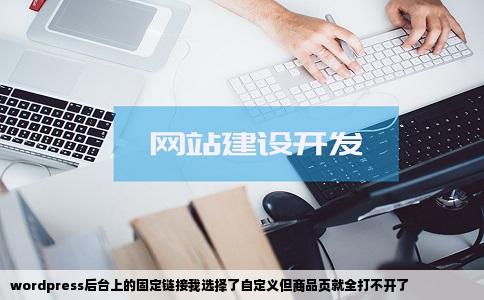 wordpress后台上的固定链接我选择了自定义但商品页就全打不开了