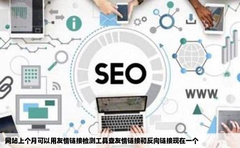 网站上个月可以用友情链接检测工具查友情链接和反向链接现在一个