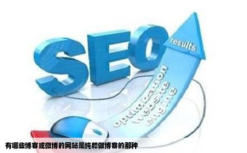 有哪些博客或微博的网站是纯粹做博客的那种