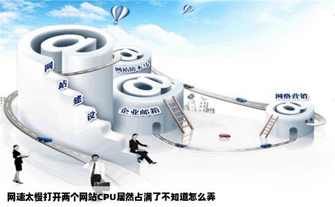 网速太慢打开两个网站CPU居然占满了不知道怎么弄