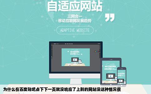 为什么在百度贴吧点下下一页就没响应了上别的网站没这种情况很