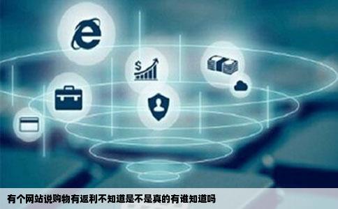 有个网站说购物有返利不知道是不是真的有谁知道吗