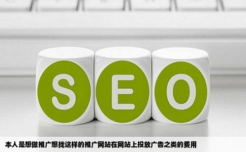 本人是想做推广想找这样的推广网站在网站上投放广告之类的费用
