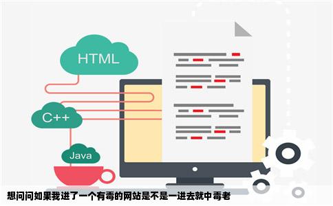 想问问如果我进了一个有毒的网站是不是一进去就中毒老