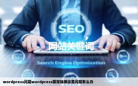 wordpress问题wordpress固定链接设置问题怎么办