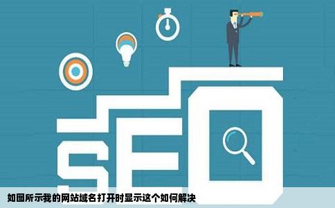 如图所示我的网站域名打开时显示这个如何解决