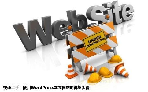 快速上手：使用WordPress建立网站的详细步骤