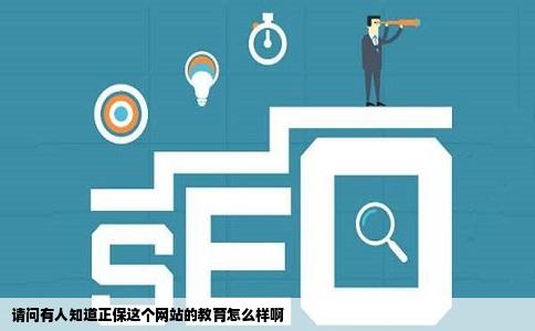 请问有人知道正保这个网站的教育怎么样啊